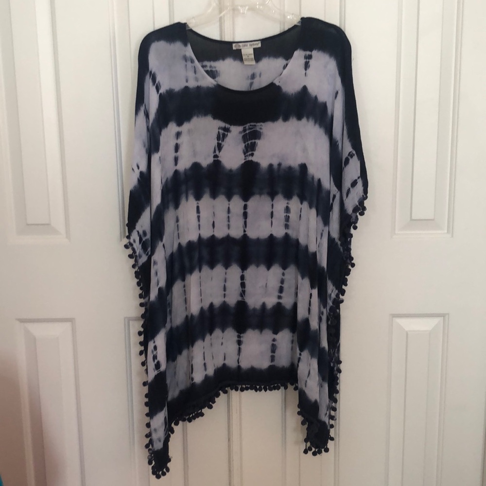 Tie-Dyed Swimsuit Cover-Up